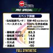 PRO SPECIAL【5W-40】1L 特殊高粘度エステル+高粘度PAO 他 100%化学合成油
